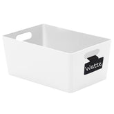 Ordnungsbox mit Beschriftungsclip - DINA5 - 25x17x11cm - 3,9 Liter Ordnungssystem